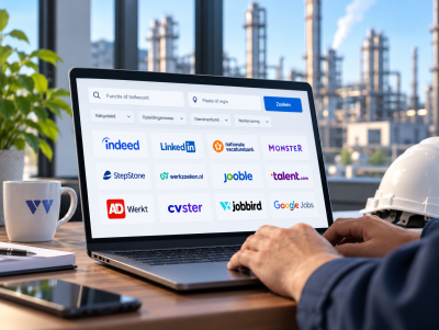Technisch medewerker zoekt online naar vacatures in de procesindustrie.